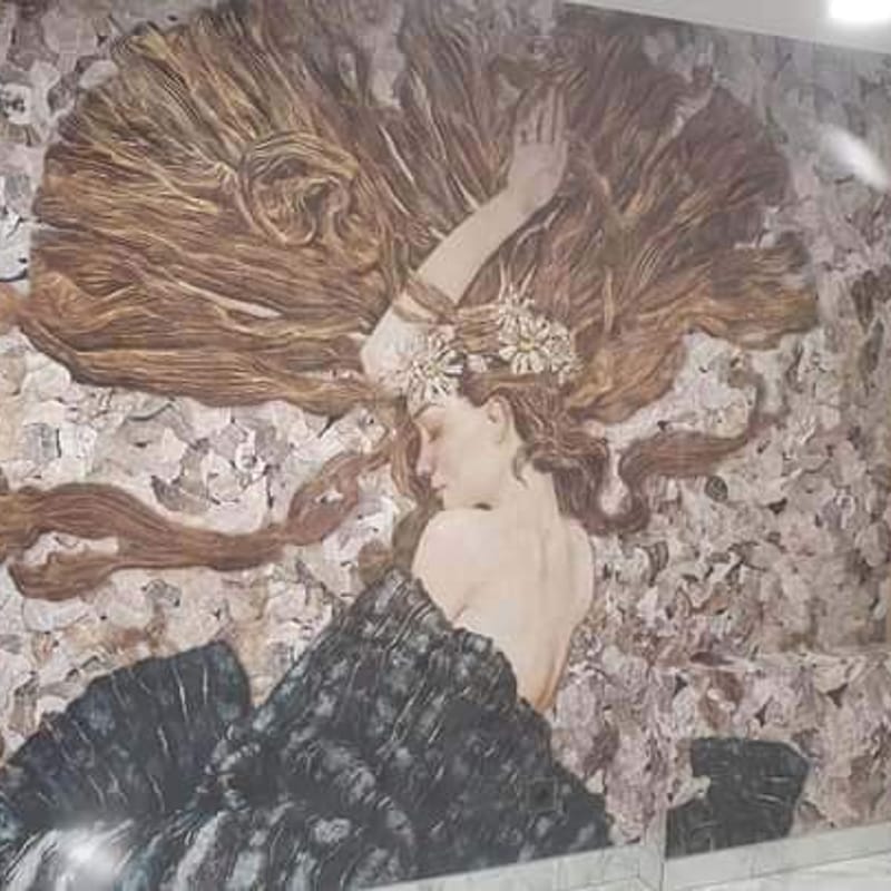 Artistic mural installation — photo 2