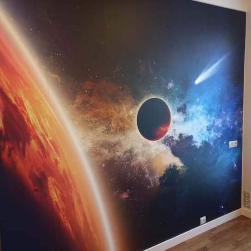 Artistic mural installation — photo 4