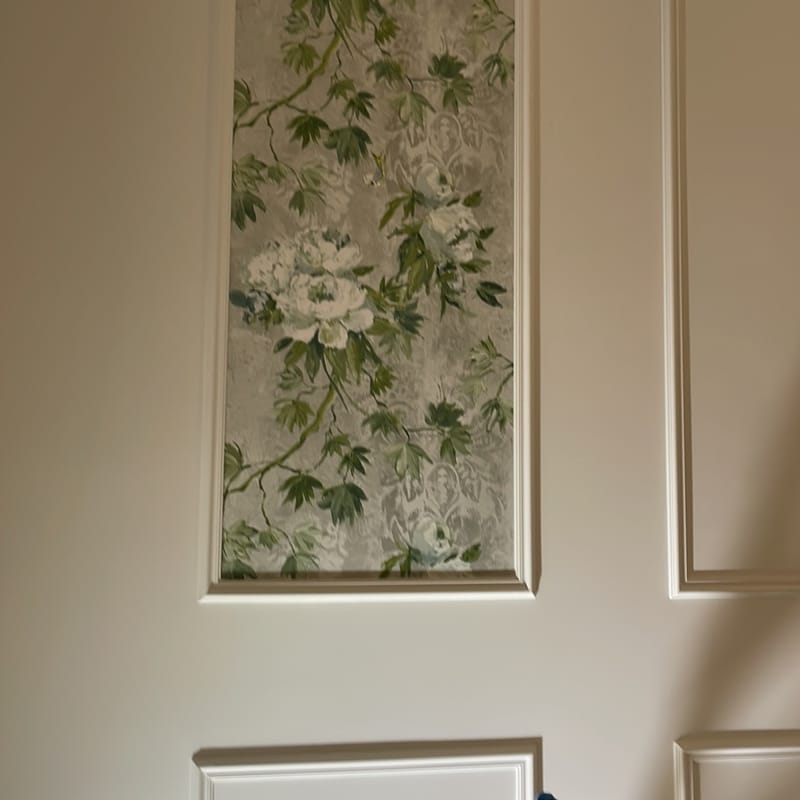 Floral mural installation — photo 4