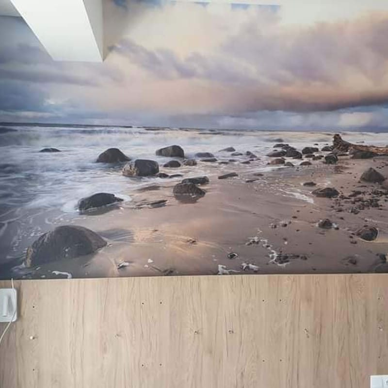 Landscape mural installation — photo 1